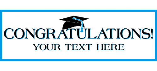 Banner - Congratulations Grad Option B